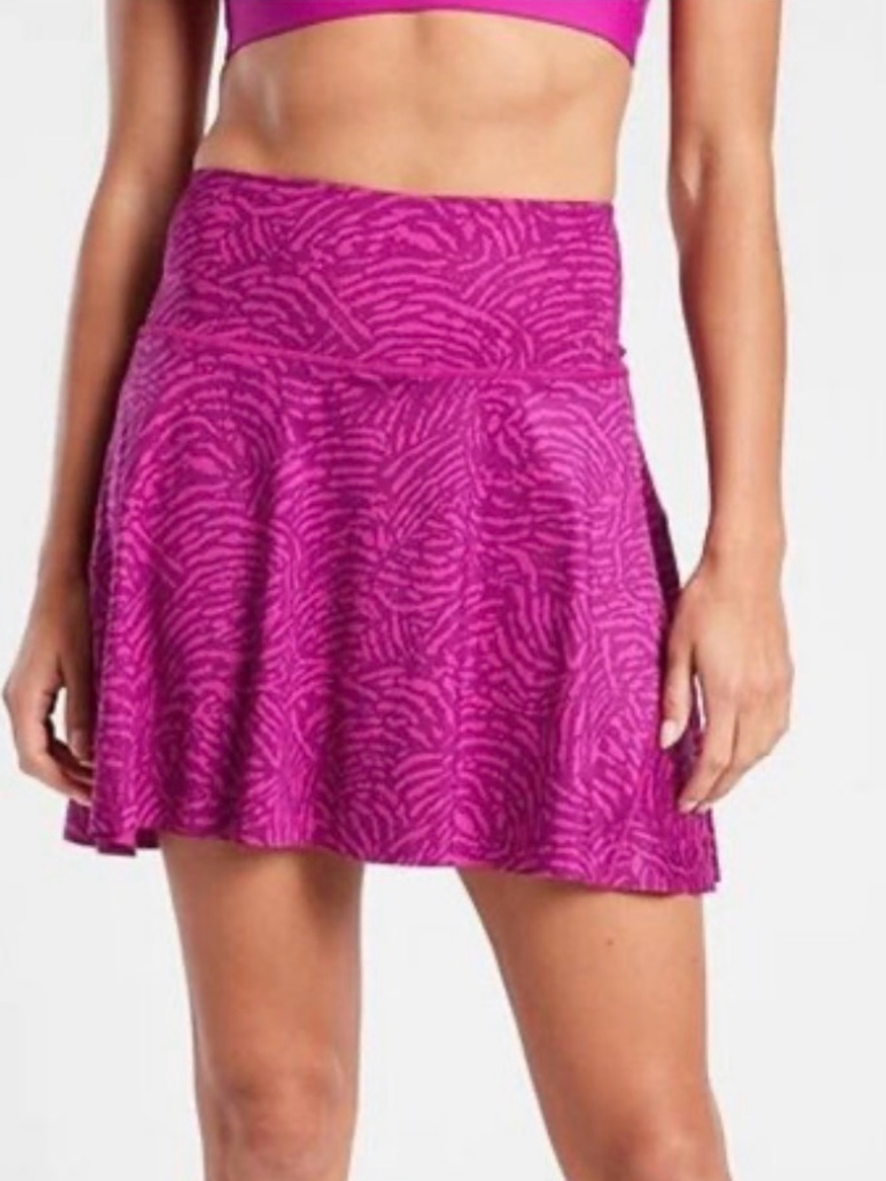 Athleta Ace 15.5” Magenta Active Skirt Skort